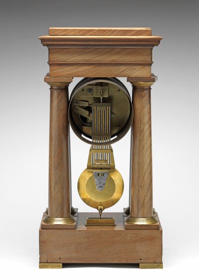 Decimális óra, 1798-1805 körül (fenyő, sárgaréz és zománc) alkotó: Pierre Daniel Destigny