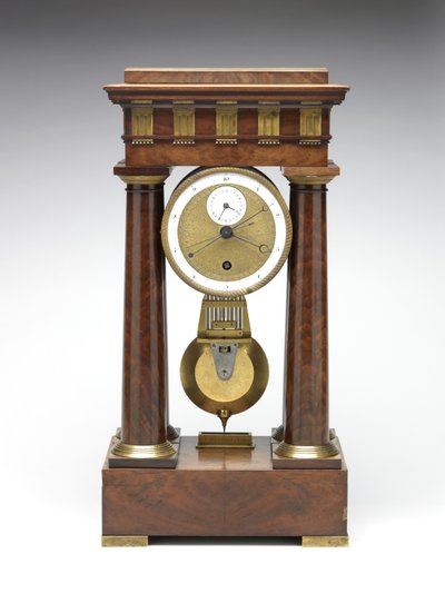 Decimális óra, 1798-1805 körül (fenyő, sárgaréz és zománc) alkotó: Pierre Daniel Destigny