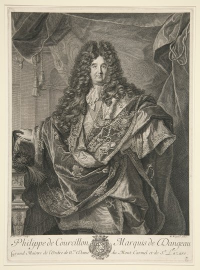 Philippe de Courcillon, Dangeau márki alkotó: Pierre Drevet