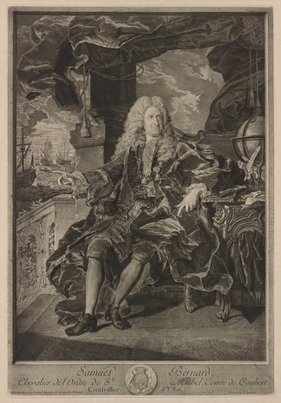 Samuel Bernard alkotó: Pierre Drevet