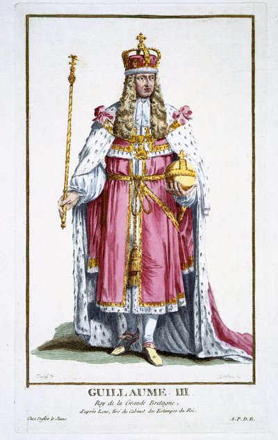 III. Vilmos (1650-1702) Orange-ból, 1780 alkotó: Pierre Duflos