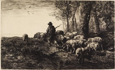 Csend és éjszaka az erdőben alkotó: Pierre Edmond Alexandre Hedouin