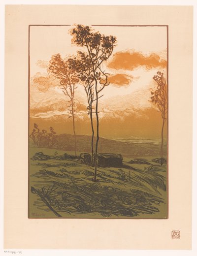 Tájkép alkotó: Pierre Eugène Vibert