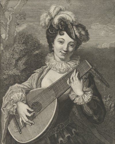 Spanyol mulatság, 18. század. alkotó: Pierre François Basan