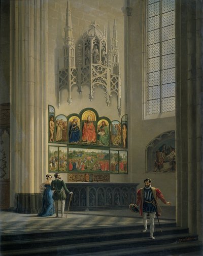 A van Eyck testvérek genti oltárképe a genti St Bavo katedrálisban alkotó: Pierre François De Noter