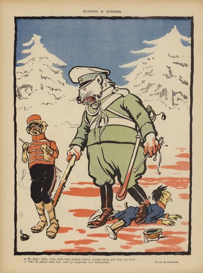 Az üzlet az üzlet. Illusztráció Le Rire alkotó: Pierre Georges Jeanniot