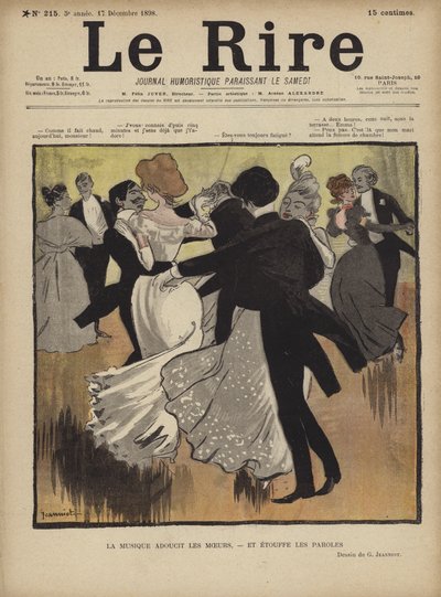 Illusztráció Le Rire alkotó: Pierre Georges Jeanniot