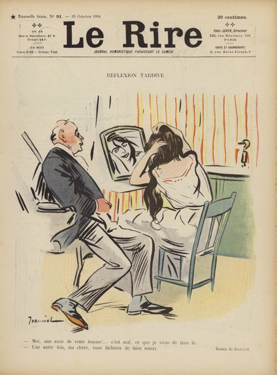 Illusztráció Le Rire alkotó: Pierre Georges Jeanniot