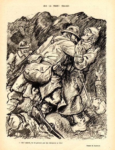 Illusztráció a "Le Rire Rouge" magazin számára alkotó: Pierre Georges Jeanniot