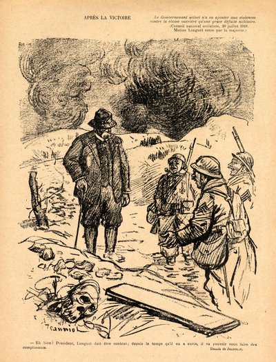 The Red Laugher, Szatirikus fekete-fehér színben alkotó: Pierre Georges Jeanniot