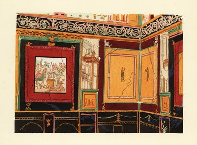 Exedra a pompeii Sirikus-ház átriumában alkotó: Pierre Gusman