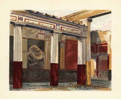 Az Ezüst Esküvő Háza, az Ezüst Esküvő Háza, Pompeii rhodoszi perisztíliája alkotó: Pierre Gusman
