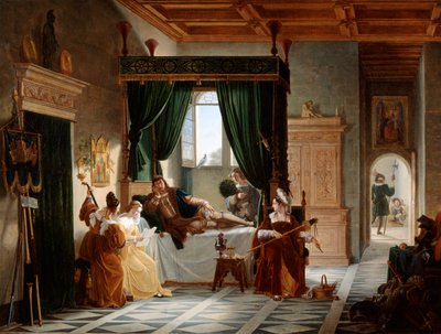 The Convalescence of Bayard, 1796-1842 alkotó: Pierre Henri Revoil