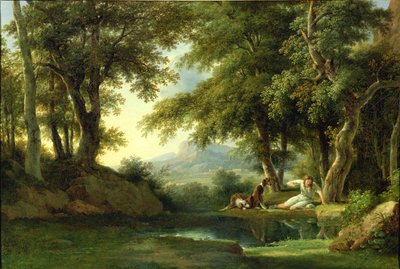 Nárcisz csodálja tükörképét alkotó: Pierre Henri de Valenciennes