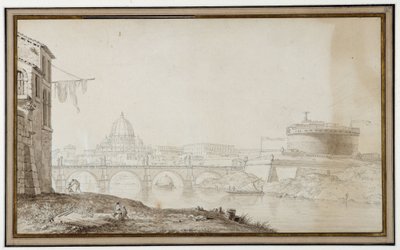 Kilátás a Szent Angyal kastélyra (Castel Sant