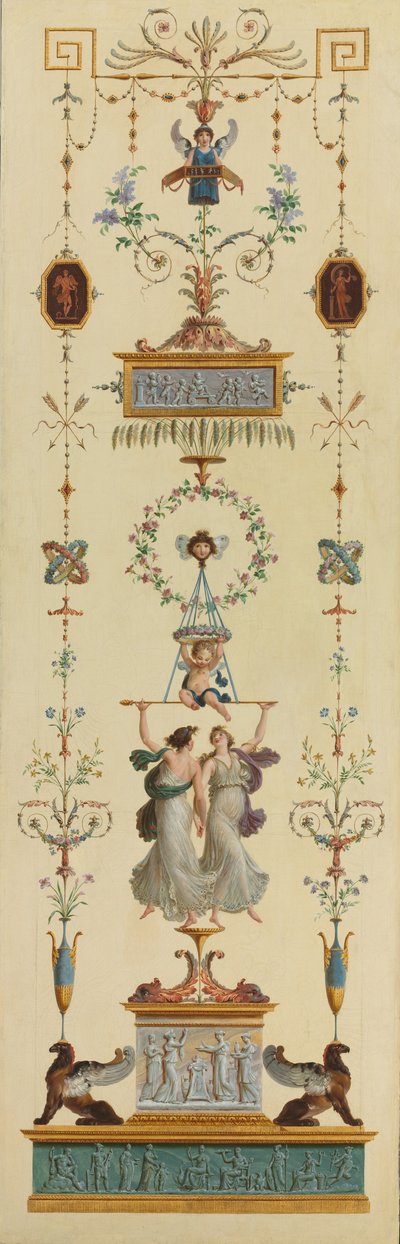 Dekoratív panel alkotó: Pierre II Rousseau