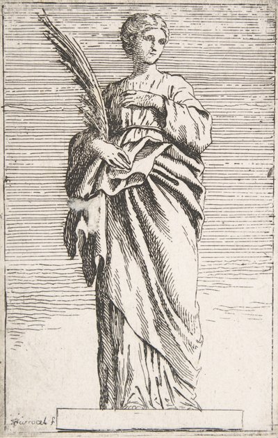 Álló női alak, kb. 1739-40., kb. 1739-40. alkotó: Pierre Ignace Parrocel