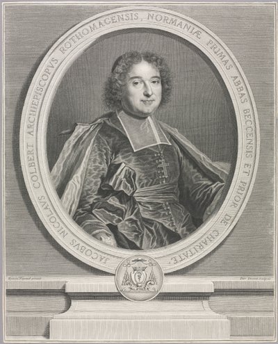 Jacques Nicolas Colbert. alkotó: Pierre Imbert Drevet