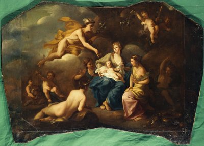 Bacchus születése, 1720 körül (olaj, vászon) alkotó: Pierre Jacques Cazes