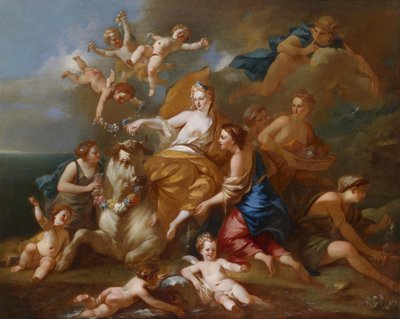 Európa megerőszakolása alkotó: Pierre Jacques Cazes
