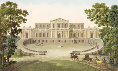 Haarlem pavilonja, Pierre Jacques Goetghebuer „Válogatás a Holland Királyság legkiemelkedőbb műemlékeiből, épületeiből és házaiból”, 1827-ben (akvatinta) alkotó: Pierre Jacques Goetghebuer