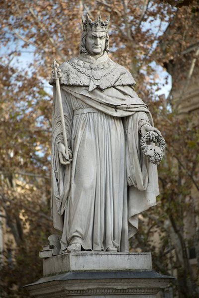 René király szobra alkotó: Pierre Jean David dAngers