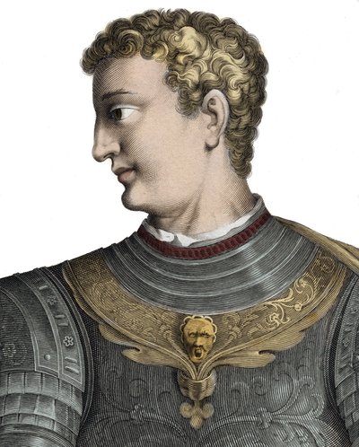 Caligula (Caius Caesar Germanicus) (12-41), római császár - Caius Caesar Germanicus dit Caligula (12-41), római császár - Pierre Jean Mariette metsze alkotó: Pierre Jean Mariette