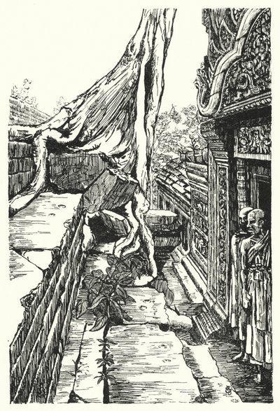 A második emeleten Baphuon (metszet) alkotó: Pierre Jeannerat de Beerski