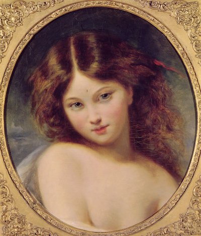 Egy fiatal lány feje alkotó: Pierre Joseph Dedreux Dorcy