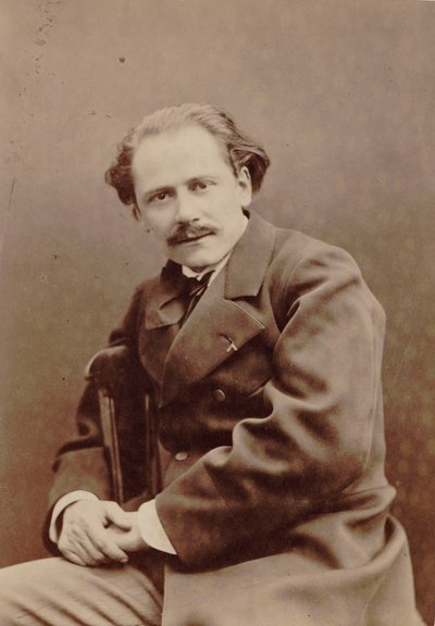 Jules Massenet zeneszerző portréja 1842-1912, 1880. alkotó: Pierre Lanith Petit