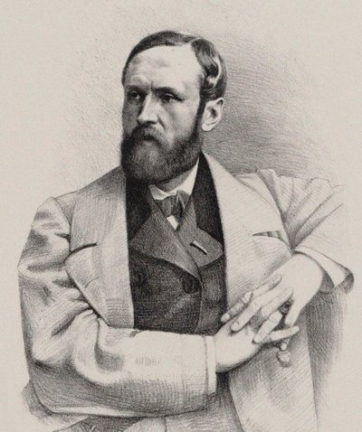 Louis James Alfred Lefébure-Wely orgonaművész és zeneszerző portréja 1817-1869, 1860. alkotó: Pierre Lanith Petit