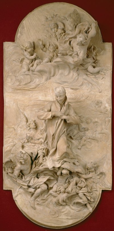 S. Luigi Gonzaga in Glory, 1696 körül (terrakotta) alkotó: Pierre Legros