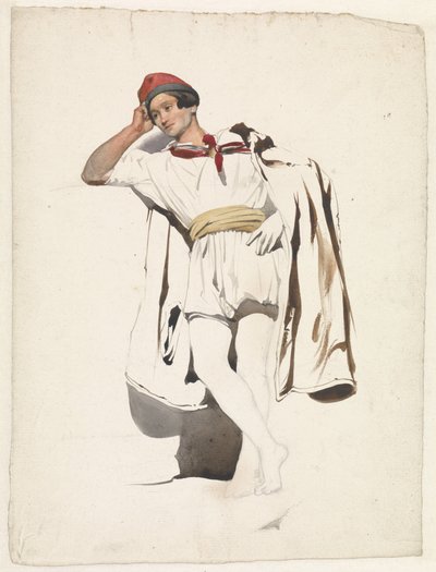 álló fiatalember alkotó: Pierre Louis Dubourcq