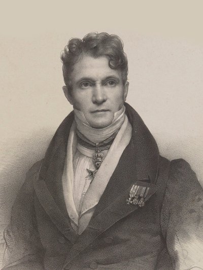 Gaspare Spontini karmester és zeneszerző portréja 1774-1851, 1830. alkotó: Pierre Louis Henri Grevedon
