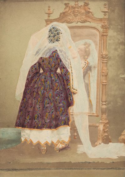 [A grófnő arany pikéruhában, mint Judit], 1860-as évek. alkotó: Pierre Louis Pierson