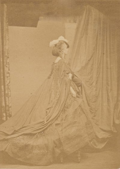 A másik tollas kalap, 1860-as évek. alkotó: Pierre Louis Pierson