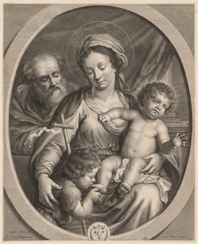 Szent Család és Szent János. alkotó: Pierre Louis van Schuppen