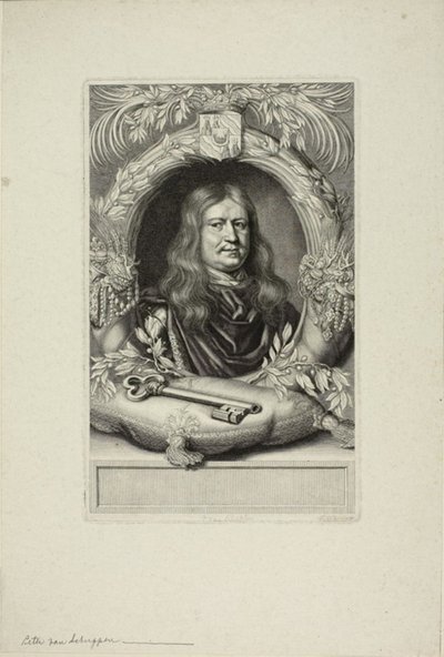 Egy férfi portréja alkotó: Pierre Louis van Schuppen