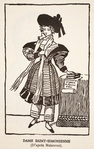 Lady Saint-Simonienne alkotó: Pierre Maleuvre
