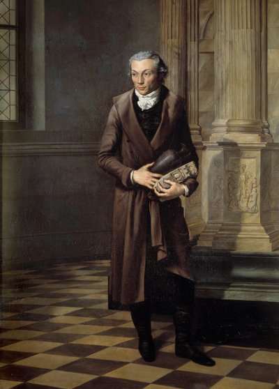 Alexandre Lenoir (1761-1839) portréja, a musee des monuments français kurátora Pierre M. Delafontaine festménye (1774-1860) 1802 V. 2,20 x 1,61 m - Alexandre Lenoir (1761-1839), a francia műemlékek múzeumának kurátora portréja. Festés alkotó: Pierre Maximilien Delafontaine