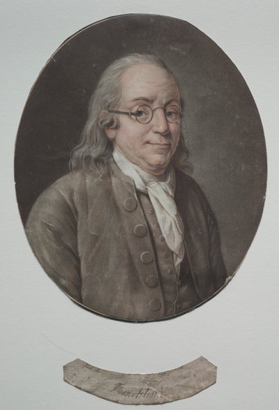 Benjamin Franklin alkotó: Pierre Michel Alix