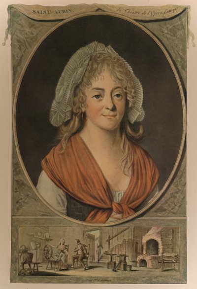 Madame Saint-Aubin, 18. század vége, 1913 alkotó: Pierre Michel Alix