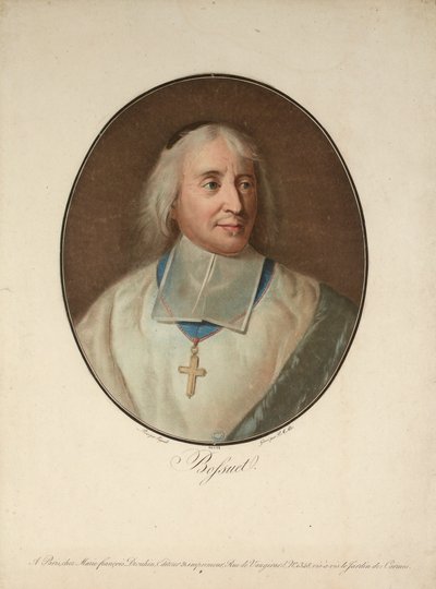 Jacques-Bénigne Bossuet portréja 1627-1704, c. 1795. alkotó: Pierre Michel Alix