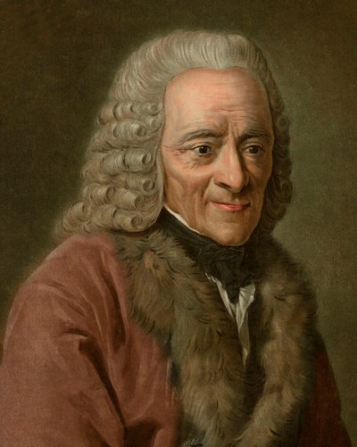 Voltaire portréja alkotó: Pierre Michel Alix