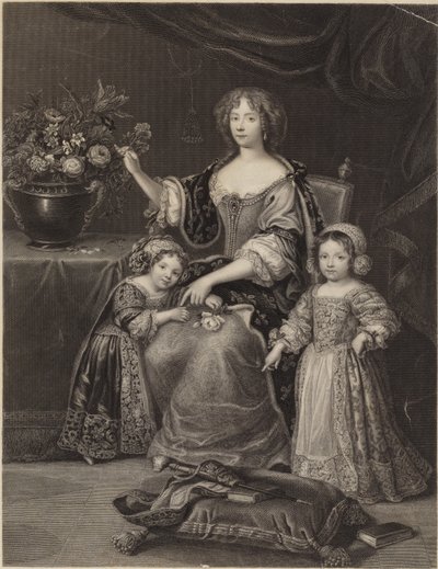 Orléans hercegné alkotó: Pierre Mignard