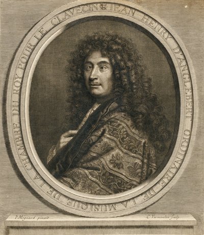 Jean-Henri dAnglebert zeneszerző portréja 1629-1691, 1689 alkotó: Pierre Mignard