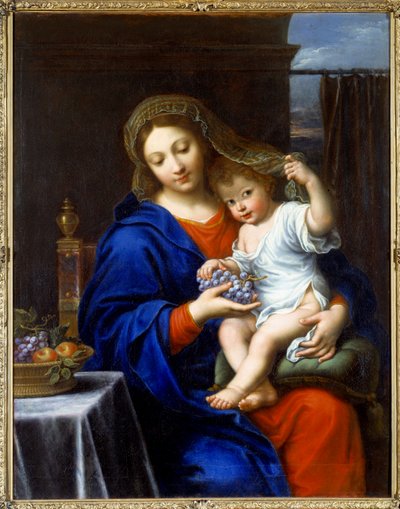 A Szűz fürtje Pierre Mignard (1612-1695) festménye 1640 V. 1,21x0,94 m alkotó: Pierre Mignard