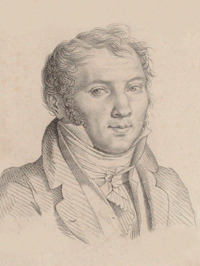 Louis-Luc Loiseau de Persuis hegedűművész és zeneszerző portréja 1769-1819, 1811. alkotó: Pierre Narcisse Guérin Baron