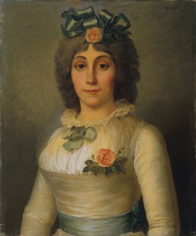 Anne-Josèphe Théroigne de Méricourt portréja 1762-1817, 1793. alkotó: Pierre Nicolas Selles