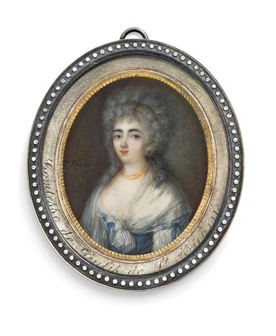 Stéphanie Félicité Ducrest de Saint-Aubin, Genlis grófnője alkotó: Pierre Noel Violet